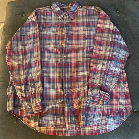 Polo by Ralph Lauren long sleeve buttoned shirt - Men’s size 2XLT - Gently Used - Picture 1 of 6